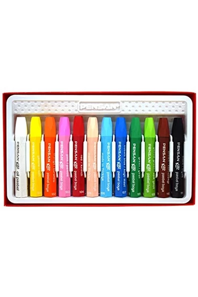 Pensan Kidz Pastel Boya 12 Renk - 3