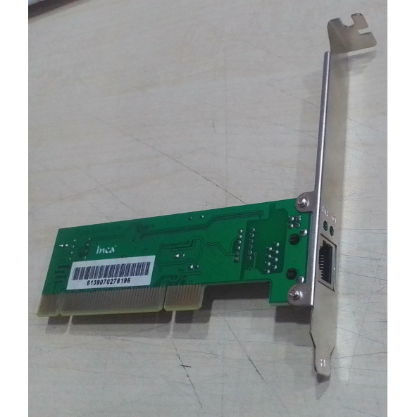 (SIFIR KUTUSUNDA) INCA PCI ETHERNET KARTI  (  IC Plus IP100A  CHİP ) - 3