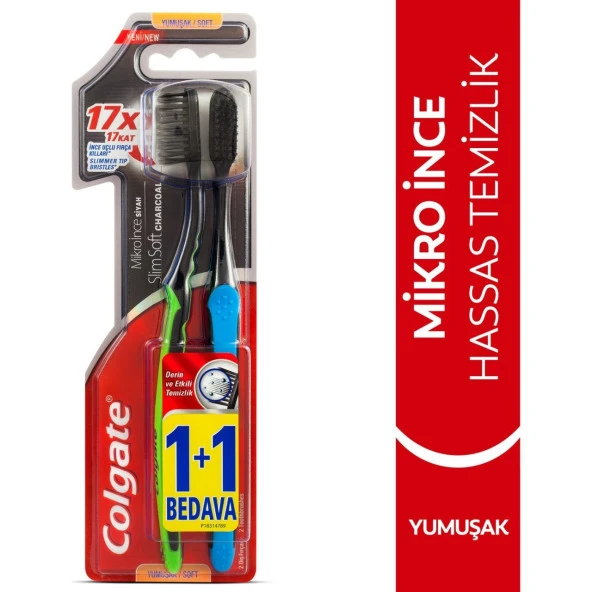 Colgate DF Mikro Hassas 1&1 Siyah Yumuşak