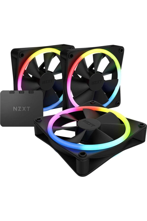 F120 Rgb Duo Siyah 3x120 Mm Fan Kontrolcü Rf-d12tf-b1