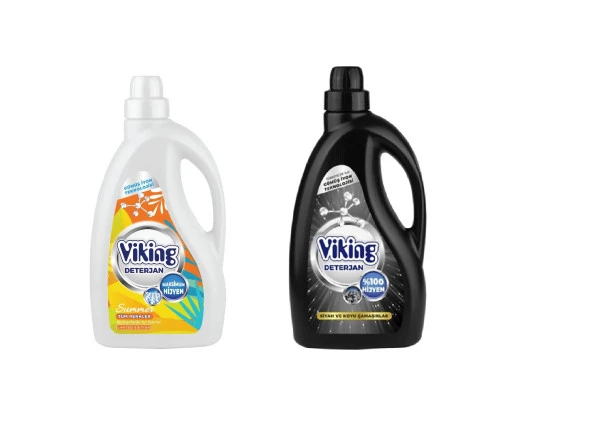 Viking Sıvı Deterjan Summer ve Siyahlar 2,7 Litre