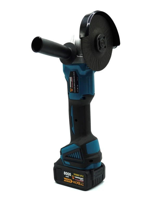 Germany Style GRM99890VFX 4'lü Set 2-26 Şarjlı Kırıcı -Şarjlı Taşlama-13mm Şarjlı Darbeli Matkap-Şa - 5