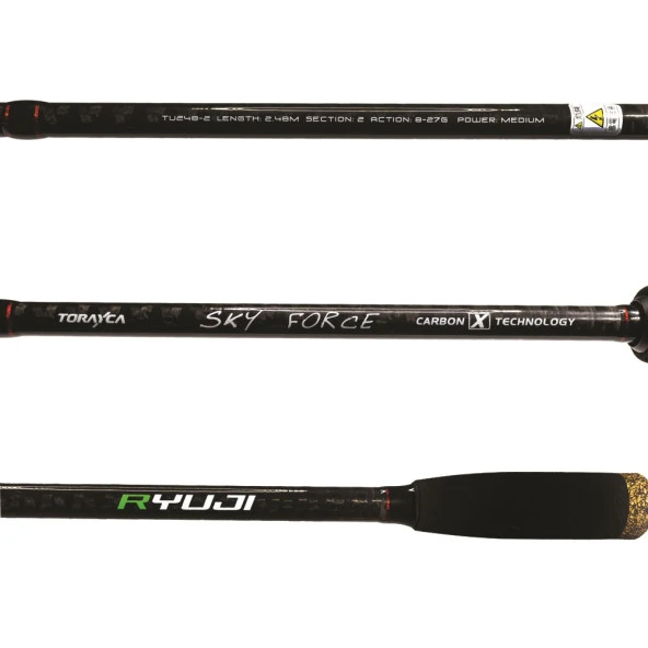 Ryuji Sky Force 248 cm 8-27 gr Spin Kamış - Resim 2