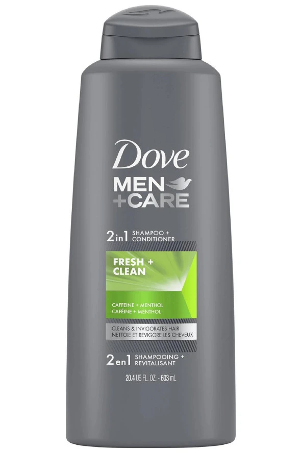 Dove Men Fresh Clean 2in1 Şampuan ve Saç Kremi 603ML