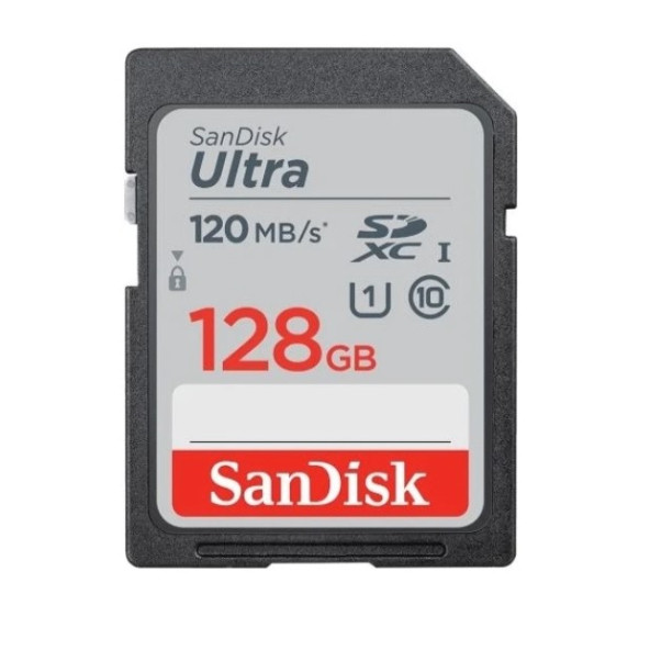 SanDisk Ultra 128GB 120MB/s SDXC Hafıza Kartı (SDSDUN4-128G-GN6IN) - OUTLET
