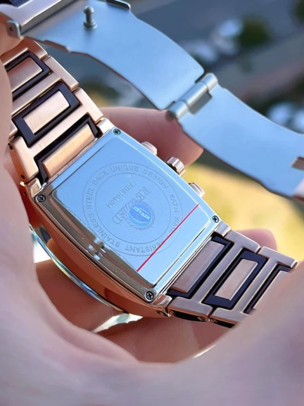 Rwd.39 Reward Çelik/Silikon Kordon İç Fonksiyonlar Aktif 3 Atm Suya Dayanıklı Erkek Kol Saat - Resim 5