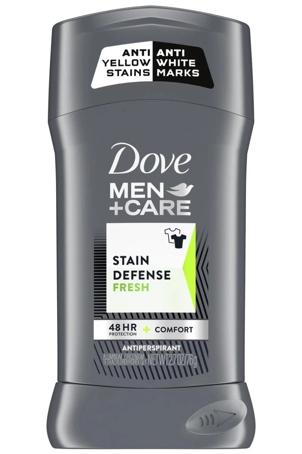 Dove Men Stain Defense Fresh Antiperspirant Stick Deodorant 76GR