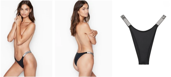 Victorias Secret Taşlı Brazilian (Brezilya)  Külot