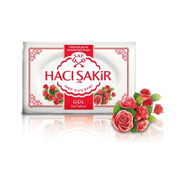 Hacı Şakir Gül Kokulu Banyo Sabunu 150 Gr 9766