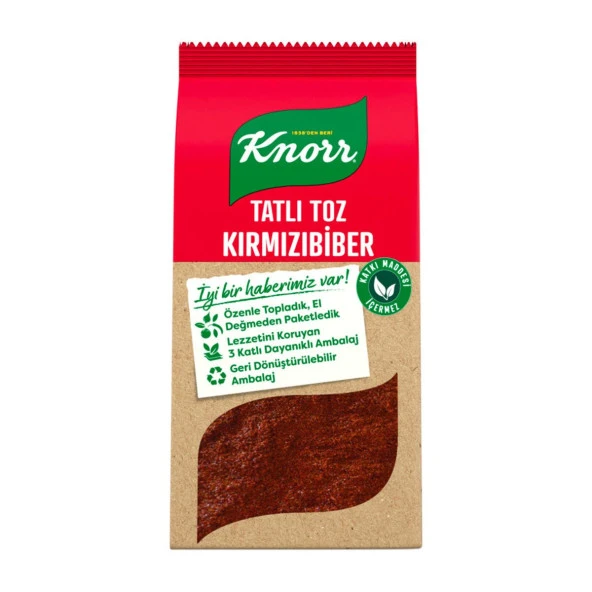 Knorr Tatlı Toz Kırmızı Biber 65 Gr 11752