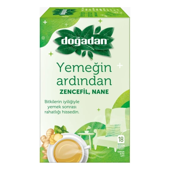 Doğadan Yemeğin Ardıç-Zencefil-Nane 18Li 27 Gr 0977