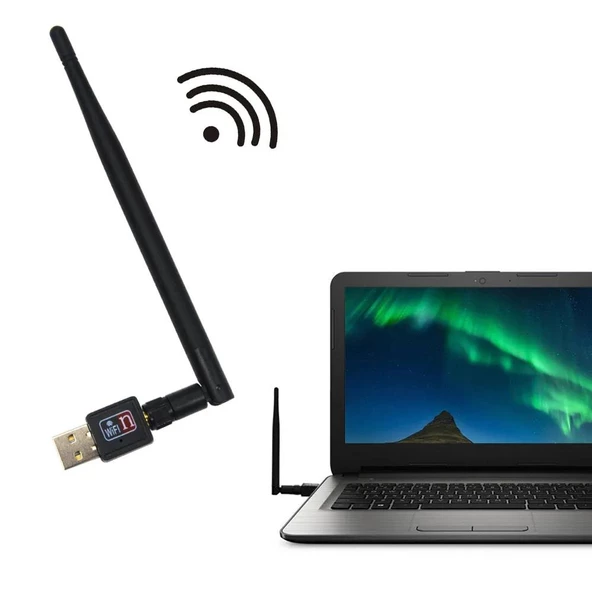 900 Mbps USB 2.0 Mini Wifi Adaptörü 802.11N / G/b Kablosuz Alıcı YD-35 - 5