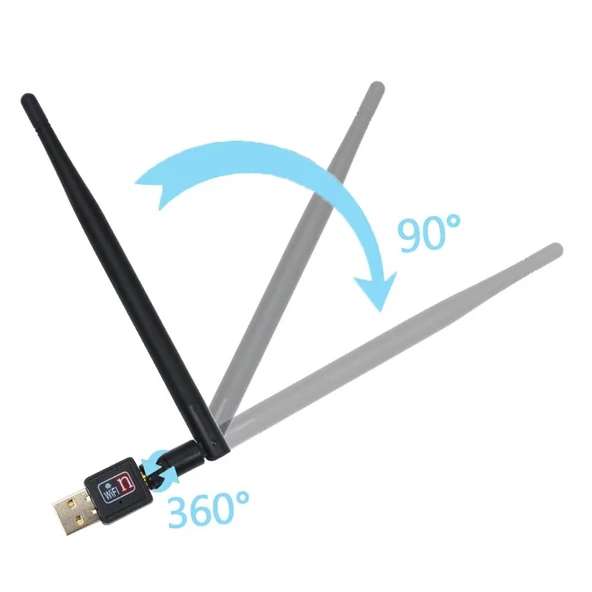 900 Mbps USB 2.0 Mini Wifi Adaptörü 802.11N / G/b Kablosuz Alıcı YD-35 - 6