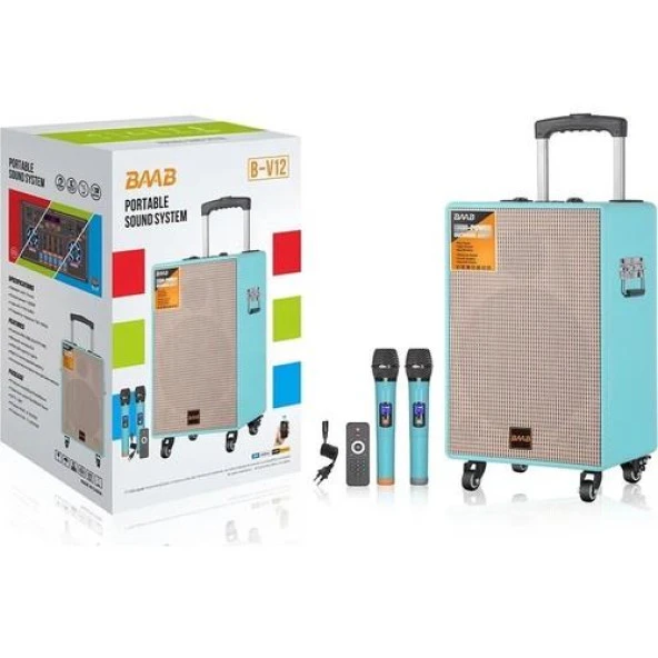 Torima B-V12 Taşınabilir Bluetooth Hoparlör Mavi - 2