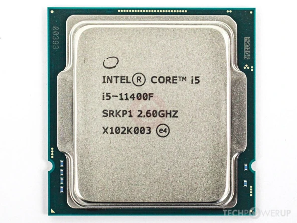 Intel Core i5 11400F TRAY 2.60GHz 6 Çekirdek 12MB Önbellek Soket 1200 Kutusuz İşlemci