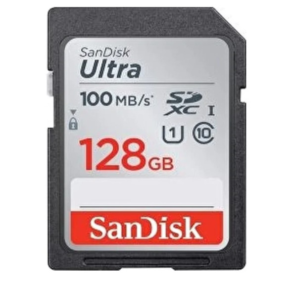 Sandisk Ultra 128GB 100MB/s SDXC Hafıza Kartı SDSDUNR-128G-GN3IN-OUTLET