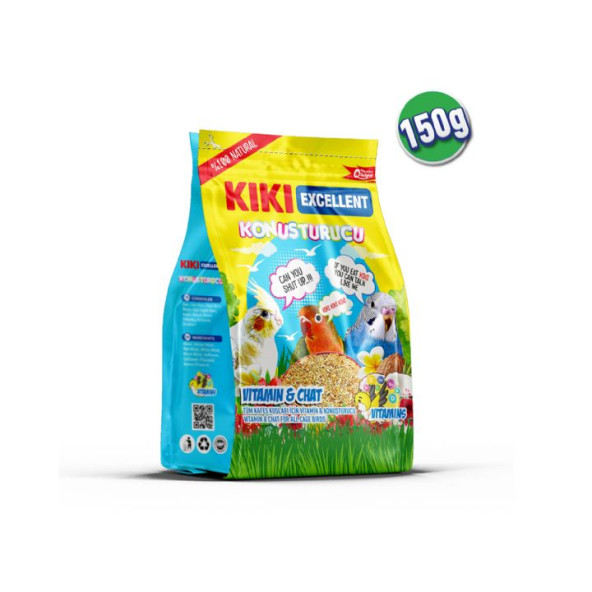 KIKI EXCELLENT MUHABBET KUŞU KONUŞTURUCU YEM 150 gr