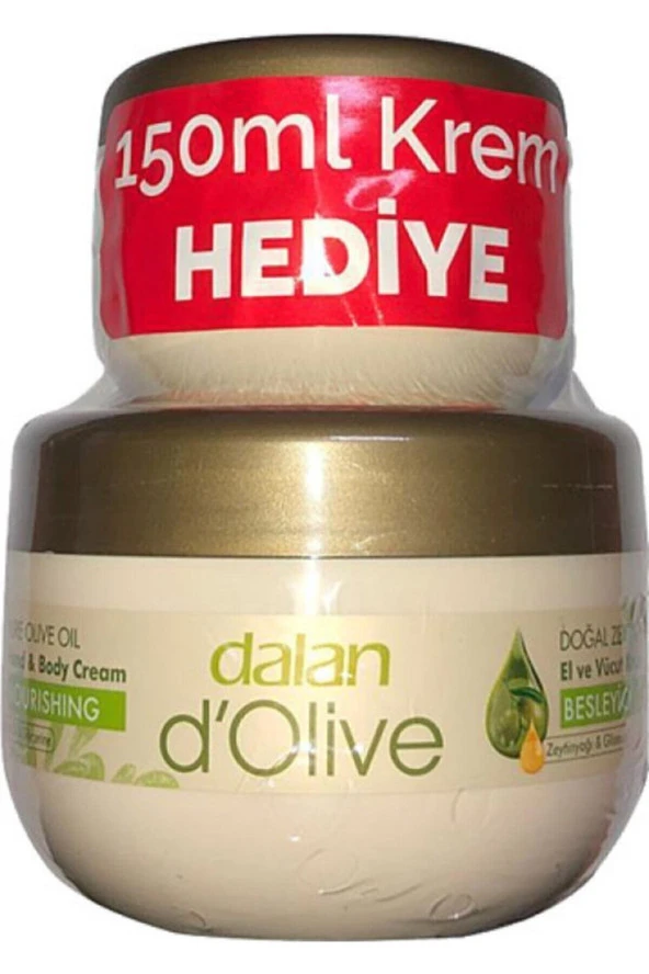 Dolive Zeytinyağlı Krem 300 ml 150 ml Hediye