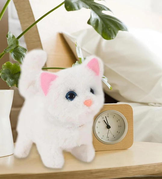 Yürüyen, Sesli Hareketli Sevimli Peluş Kedi - Sweet CAT - 4