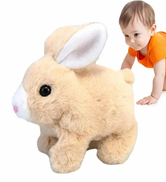 Yürüyen, Sesli Hareketli Sevimli Peluş Bunny Tavşan - Sweet Bunny - 2