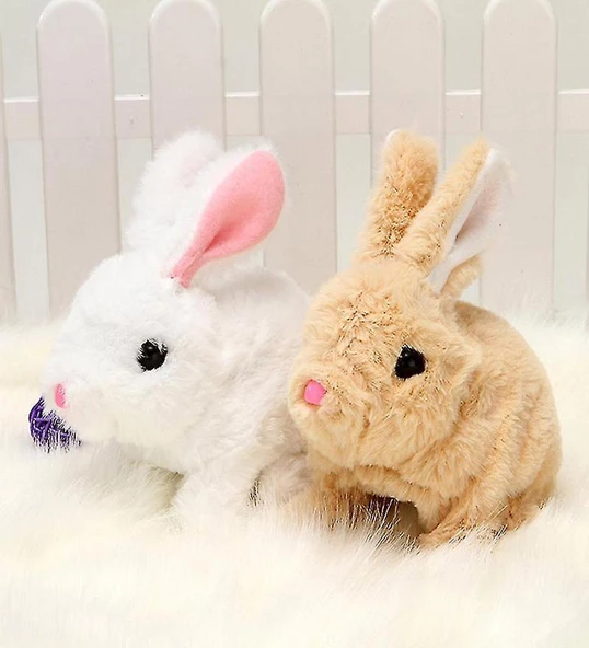 Yürüyen, Sesli Hareketli Sevimli Peluş Bunny Tavşan - Sweet Bunny - 4