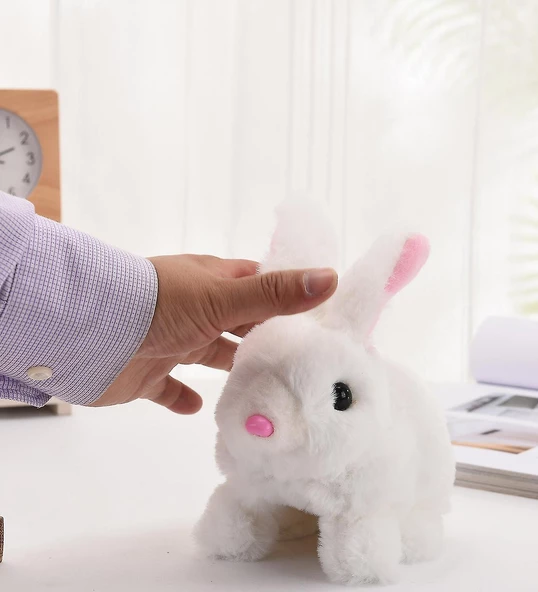 Yürüyen, Sesli Hareketli Sevimli Peluş Bunny Tavşan - Sweet Bunny - 9