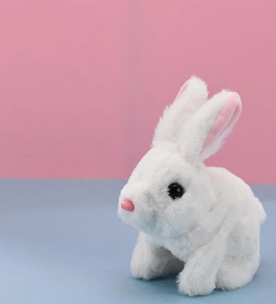 Yürüyen, Sesli Hareketli Sevimli Peluş Bunny Tavşan - Sweet Bunny - 11