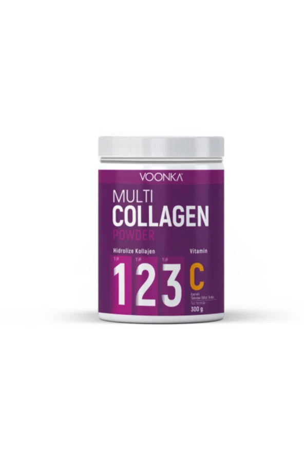 VOONKA Multi Collagen Powder Ve Vitamin C 300 Gr