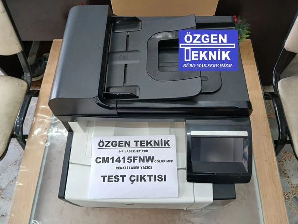 hp laserjet pro cm1415fnw yazıcı(İKİNCİ EL) - 1