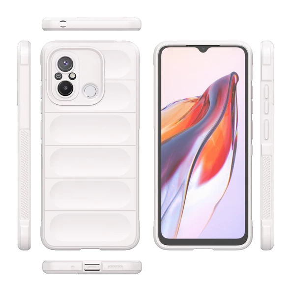 Xiaomi Redmi 12C Kılıf Optimum Lens Çerçeveli Silikon Kapak - 9