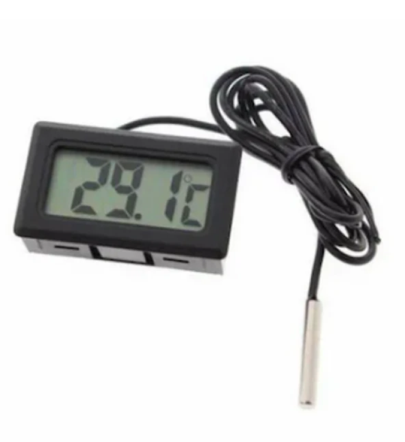FY12 Mini LED Dijital Termostat (Siyah)