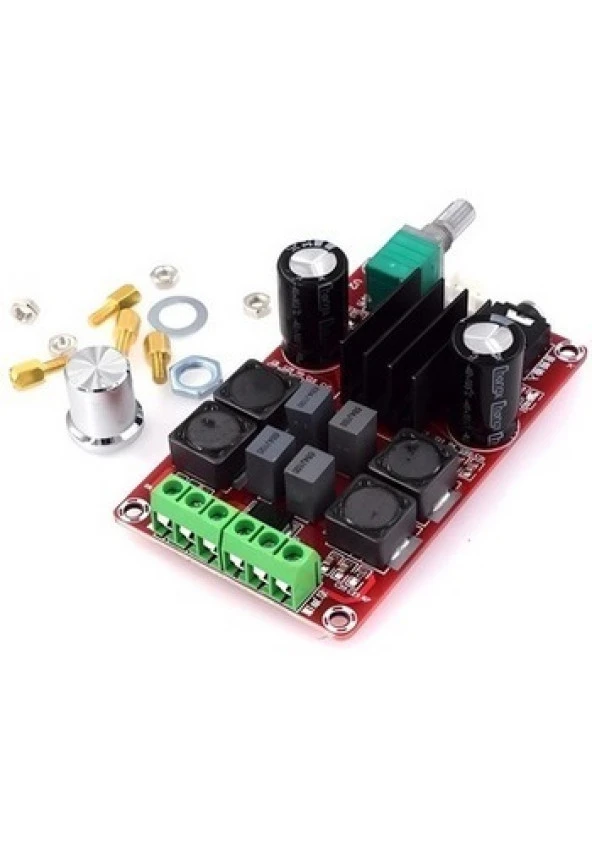 TPA3116D2 2x50W 5V'dan 24V'a Çift Kanallı Dijital Amplifikatör Kartı ürün görseli