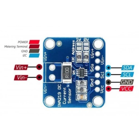 INA219 Akım Ölçüm Modülü - Resim 3
