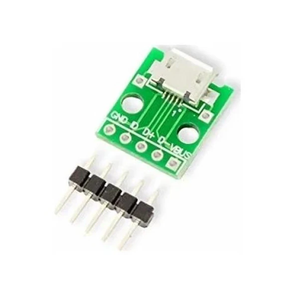 2.54mm Micro USB'yi DIP'e Dönüştürücü Modülü