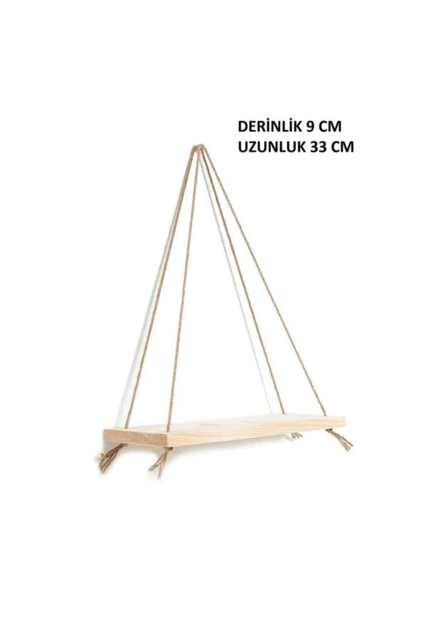 Pinoxi Halatlı Raf Kitaplık - 2