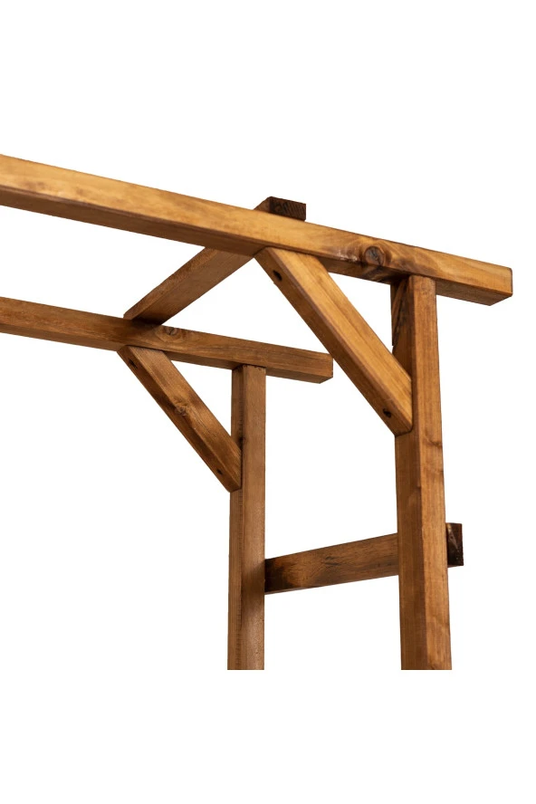 Ahşap Bahçe Kemeri Çardak Sarmaşık Kemeri - 5