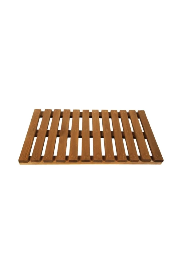 Ahşap Paspas Ahşap Kapı Önü Paspası Ahşap Paspas 70x40 cm - 2