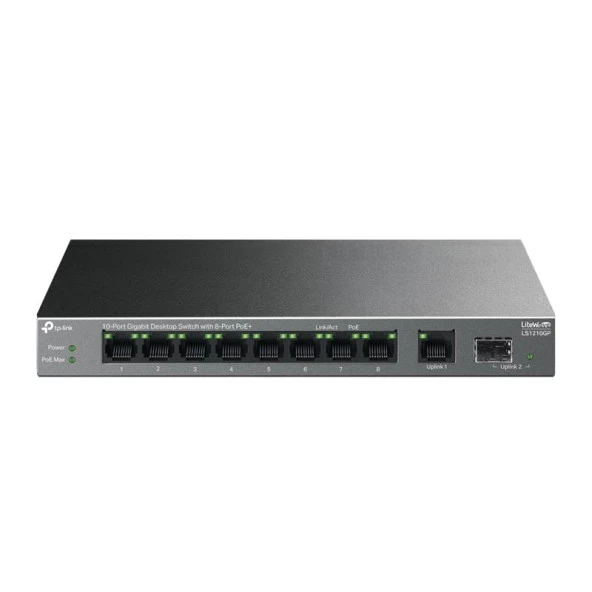 TP-LINK LS1210GP 9PORT 10/100/100 POE SWITCH - 2
