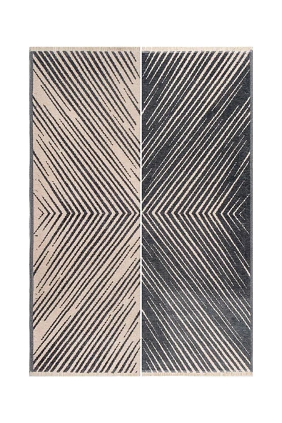 Vance Yıkanabilir Kaydırmaz Çift Taraf Pamuk Dokuma Premium Kalite Halı - Resim 2