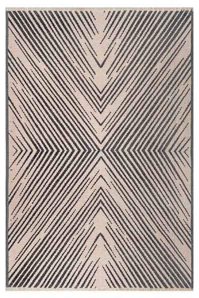Vance Yıkanabilir Kaydırmaz Çift Taraf Pamuk Dokuma Premium Kalite Kilim - 4