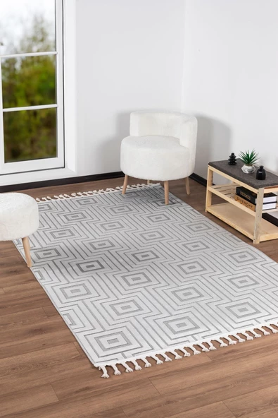 Nevada Koleksiyonu Modern Ince Oturma Odası Ve Salon Halısı - 2