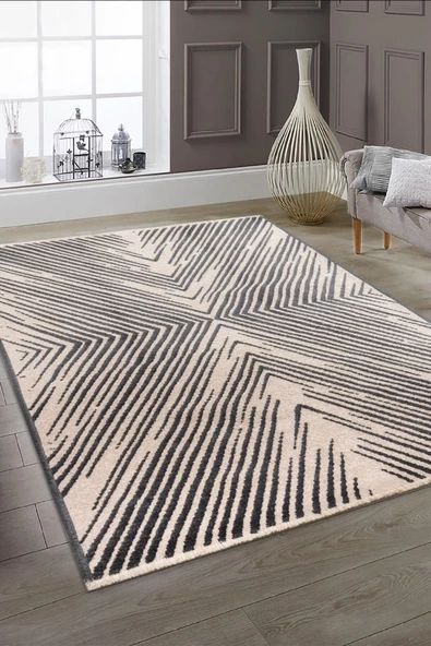 Vance Yıkanabilir Kaydırmaz Çift Taraf Pamuk Dokuma Premium Kalite Halı ürün görseli 1