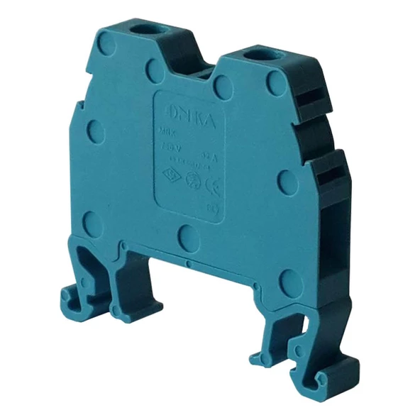 ORK 4MM MAVİ RENK RAY KLEMENS (20ADET) ONKA