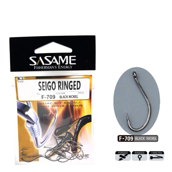 Sasame F-709 BL Nickel Seigo Ringed İğne