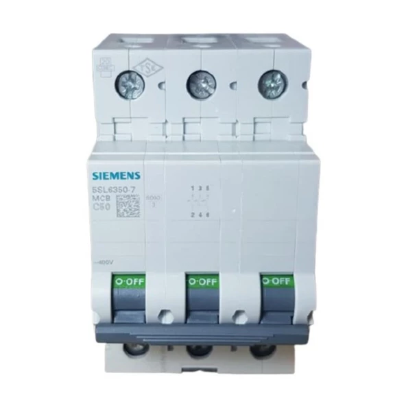 3X50A C/6KA W OTOMATİK SİGORTA (4ADET) SIEMENS
