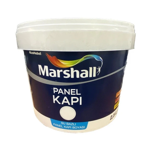 Marshall Su Bazlı Panel Kapı Boyası Beyaz 2.5 Lt