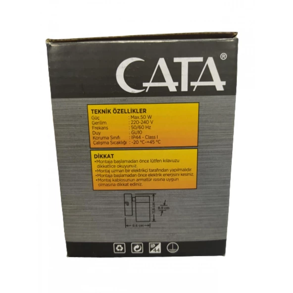 CT-7040 DOMİNİK BAHÇE APLİK (GU10) (AMPULSUZ-8ADET) CATA - 2