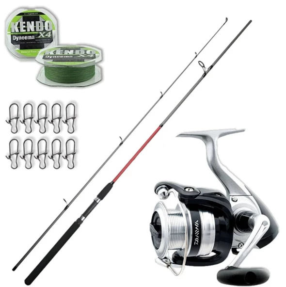 Daiwa StrikeForce 2500 - Remixon Flex 270cm Spin Olta Seti ürün görseli