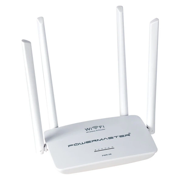 300 MBPS ACCESS POINT+REPEATER 4 ANTENLİ KABLOSUZ ROUTER (PWR-08) (K0)