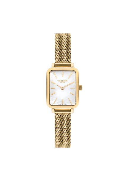 Lee Cooper LC07815 Dikdörtgen 6 Renk Hasır Kordon Kadın Kol Saati - Resim 7